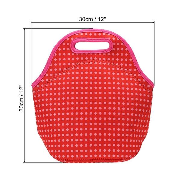 Insulated Lunch Bags, 12"x6"x12" Lunch Portable Containers Bags, Multi
